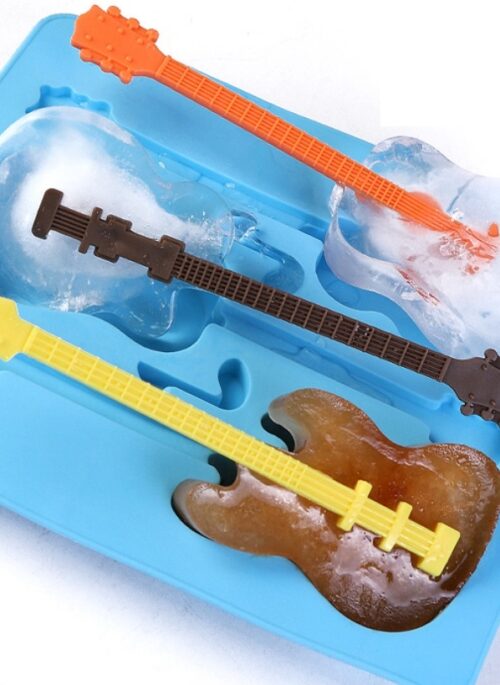 Guitar-Shaped Ice Mold