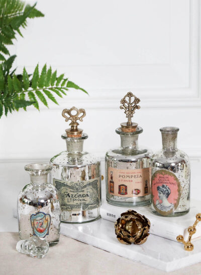 Potion Bottle with Brass Cap