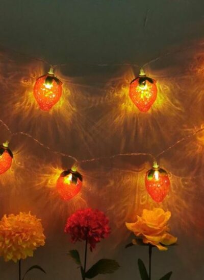 Strawberry-Shaped String Light