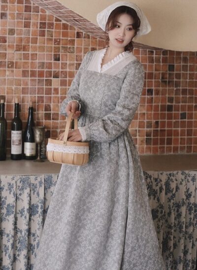 Cotton Jacquard Dress