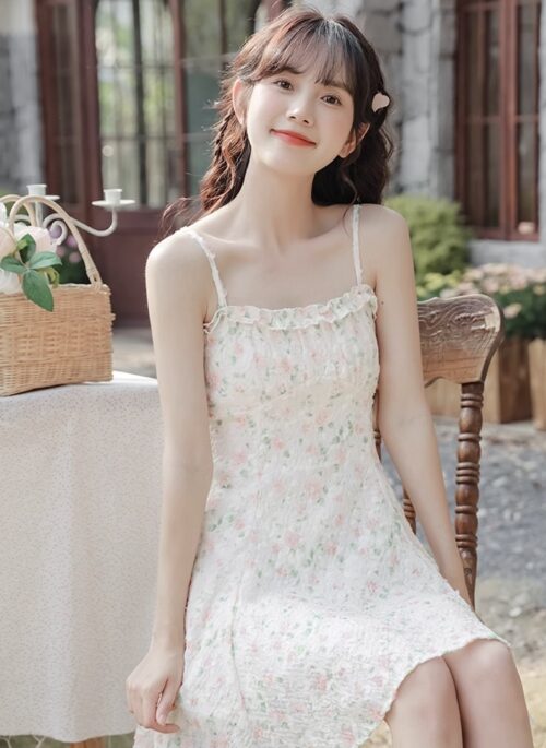 Cute Ruffled Flower Dress
