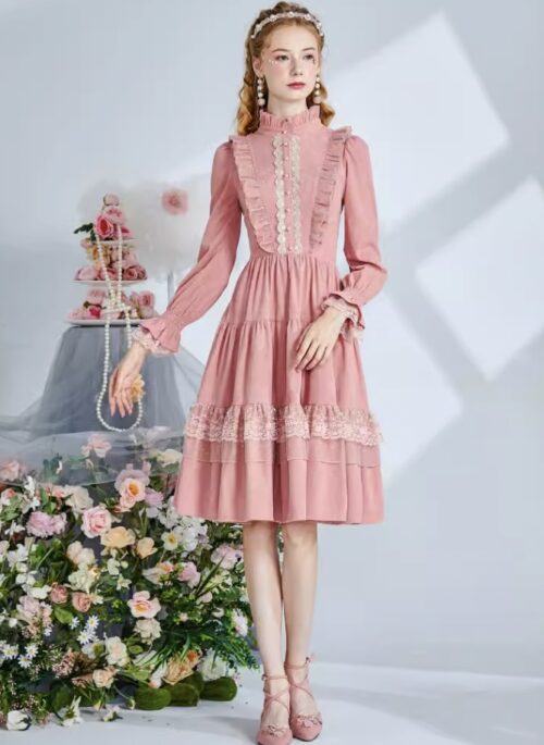 Vintage Bell Sleeved Dress