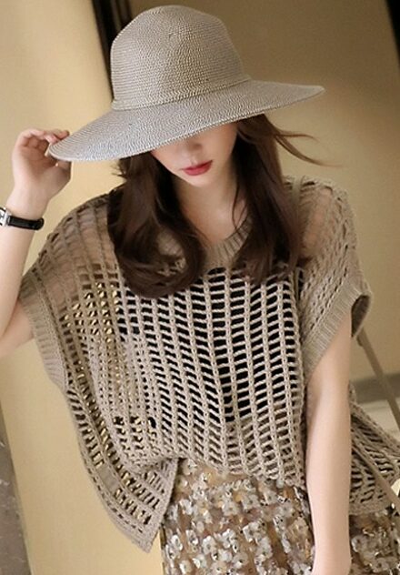 Hollow Knitted Summer Top