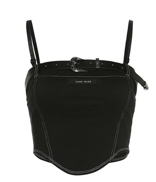 Backless Camisole With Metal Buckle