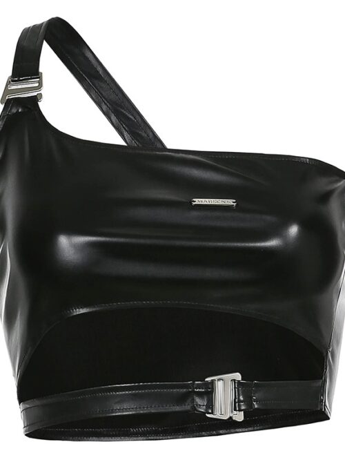 One Shoulder Strap Crop Top